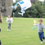 High flying plastic bag kites