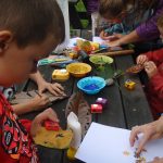 castle Kennedy Garden Ranger Leaf Art Activity