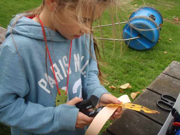 Castle Kennedy Garden Ranger Leaf Art Activity